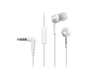 Panasonic SŁUCHAWKI DOUSZNE PANASONIC RP-TCM105E-W Białe - 1436557 - zdjęcie 1